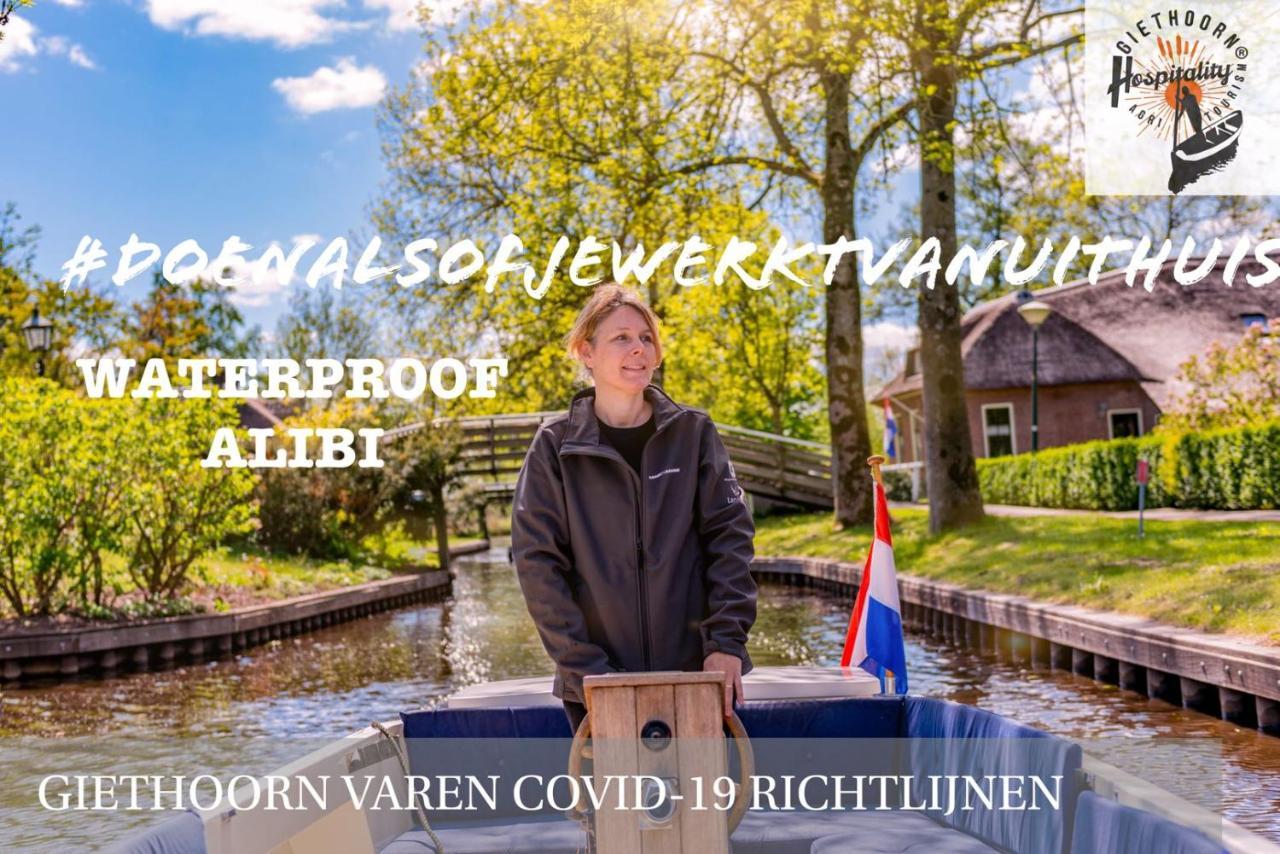 De Dames Van De Jonge Hotel Restaurant Giethoorn Eksteriør bilde